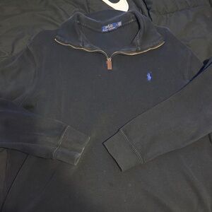 Polo by Ralph Lauren Black Zip Up Sweater